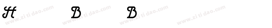 Henry Bold Bold字体转换